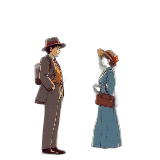 hat, concept art, pixel art, anime transparent PNG cut-out