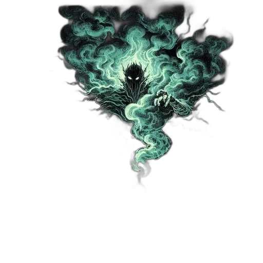 dragon, hair, creature, mask transparent PNG cut-out