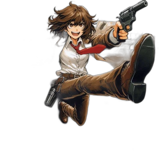 weapon, jacket, staff, concept art transparent PNG cut-out
