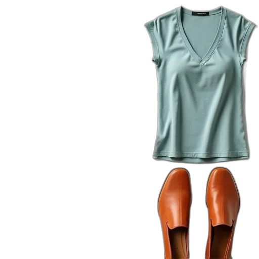 dress, 3d render, earth tones, green transparent PNG cut-out