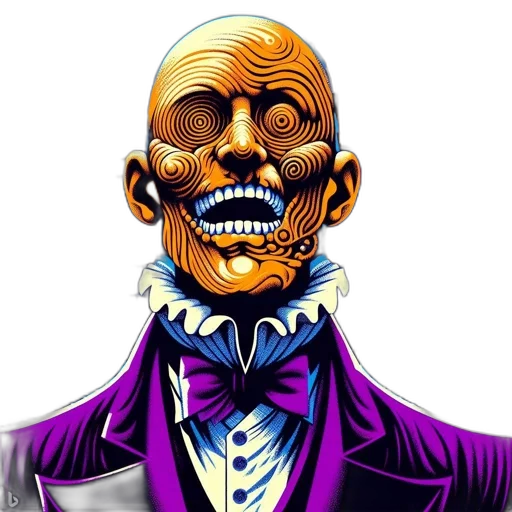 mask, face, robot, comic book art transparent PNG cut-out