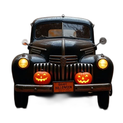 car, photorealistic, 3d render, black transparent PNG cut-out