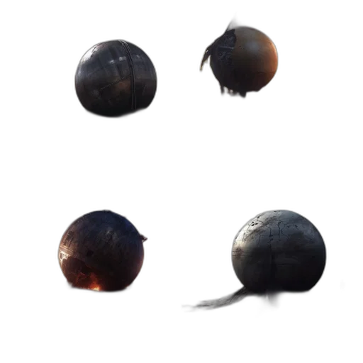 hair, creature, weapon, food transparent PNG cut-out