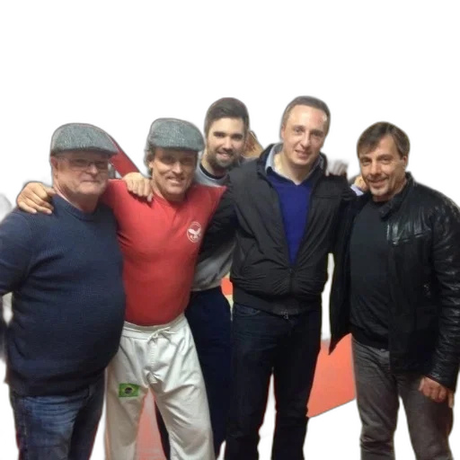 staff, jacket, hat, five transparent PNG cut-out