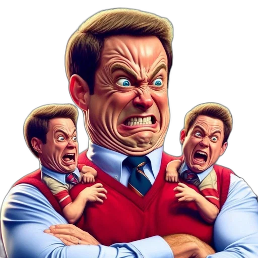 face, comic book art, cartoon, photorealistic transparent PNG cut-out