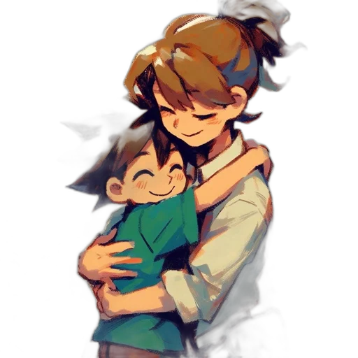 watercolor, pixel art, anime, concept art transparent PNG cut-out