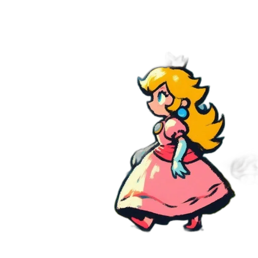 dress, crown, weapon, staff transparent PNG cut-out