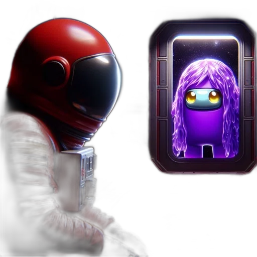 robot, concept art, pixel art, 3d render transparent PNG cut-out