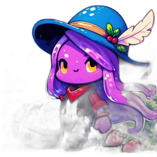 dragon, staff, creature, hat transparent PNG cut-out