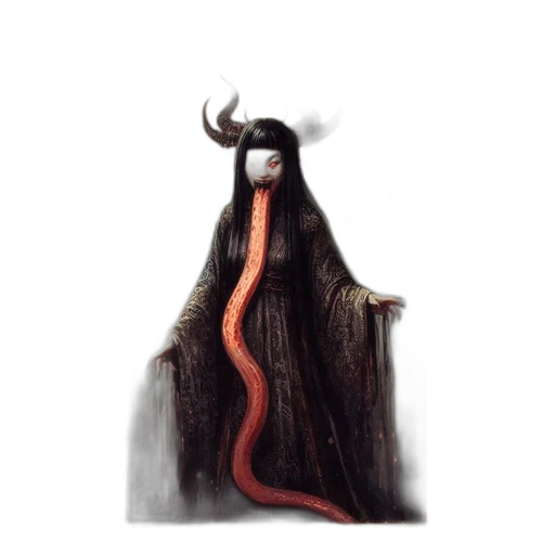 hair, creature, dragon, animal transparent PNG cut-out