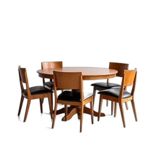 furniture, staff, food, 3d render transparent PNG cut-out
