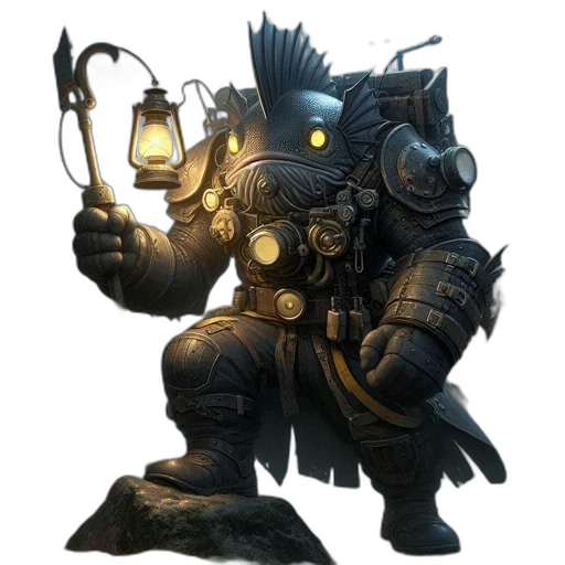 staff, robot, weapon, creature transparent PNG cut-out