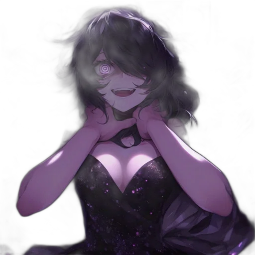 dress, mask, crown, creature transparent PNG cut-out