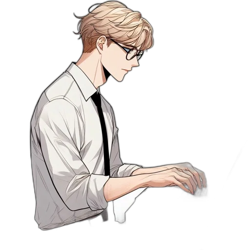 staff, hair, weapon, concept art transparent PNG cut-out