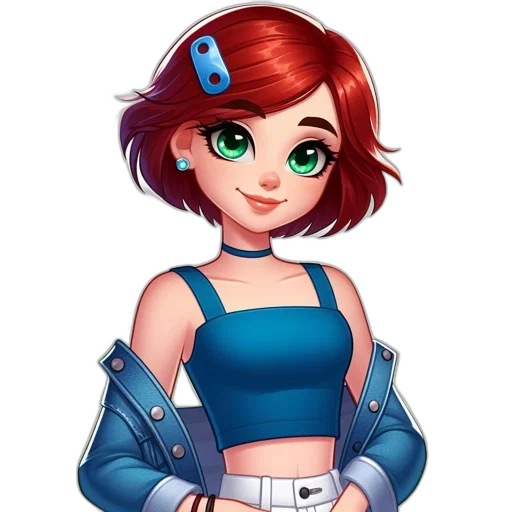 staff, jacket, cartoon, pixel art transparent PNG cut-out