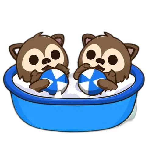 concept art, pixel art, cartoon, two transparent PNG cut-out