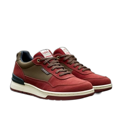 shoes, 3d render, photorealistic, red transparent PNG cut-out