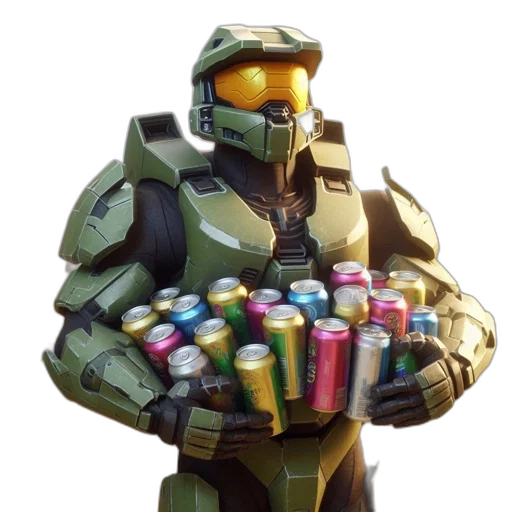 robot, weapon, bottle, concept art transparent PNG cut-out