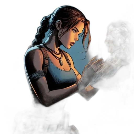 comic book art, concept art, fantasy art, pixel art transparent PNG cut-out