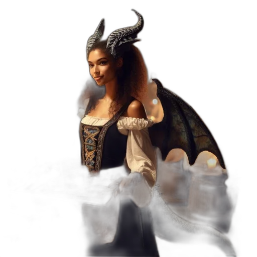 dragon, fantasy art, concept art, photorealistic transparent PNG cut-out