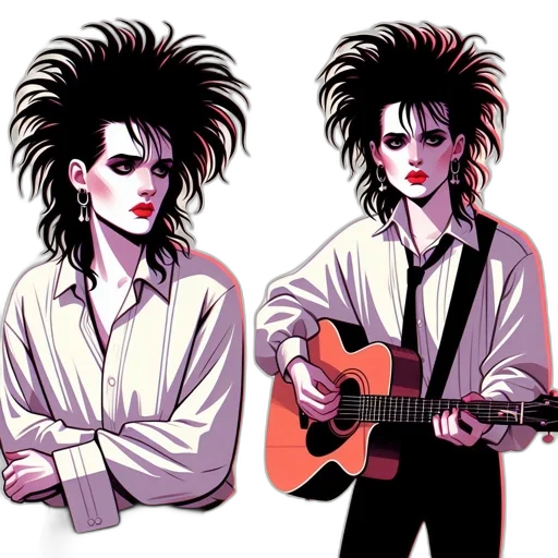 hair, jacket, cartoon, concept art transparent PNG cut-out