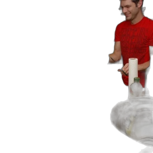 bottle, staff, weapon, robot transparent PNG cut-out