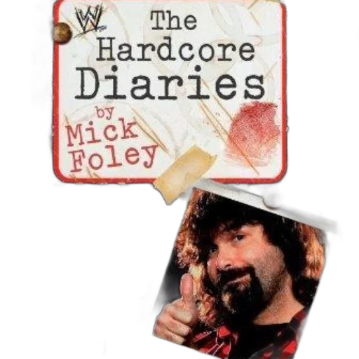 hardcore, diaries, mick, foley transparent PNG cut-out