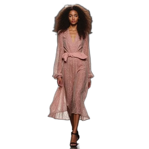 dress, earth tones, calvin, annual transparent PNG cut-out