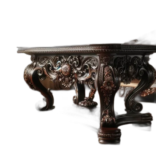 furniture, 3d render, photorealistic, elegant transparent PNG cut-out