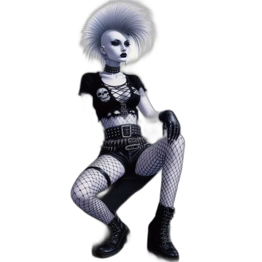 staff, hat, hair, robot transparent PNG cut-out