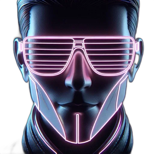 robot, mask, face, jacket transparent PNG cut-out
