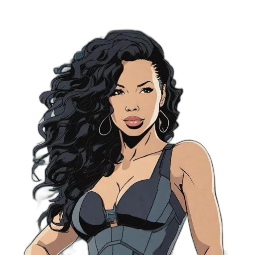 cartoon, comic book art, concept art, fantasy art transparent PNG cut-out