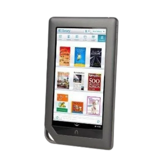 tablet, displaying, library, app transparent PNG cut-out