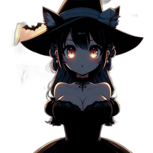 hat, staff, mask, dress transparent PNG cut-out
