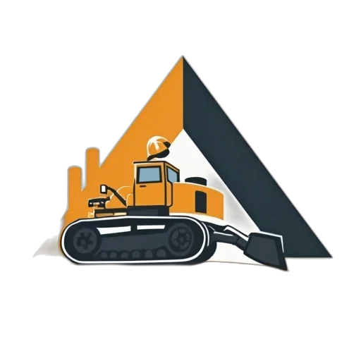 robot, logo, construction, company transparent PNG cut-out