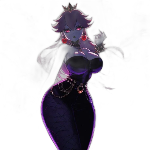 dress, staff, mask, crown transparent PNG cut-out