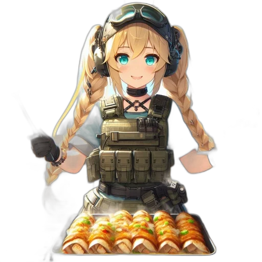 weapon, food, staff, dress transparent PNG cut-out