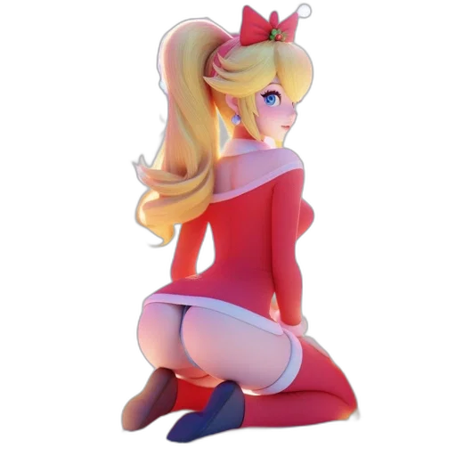 dress, crown, 3d render, concept art transparent PNG cut-out
