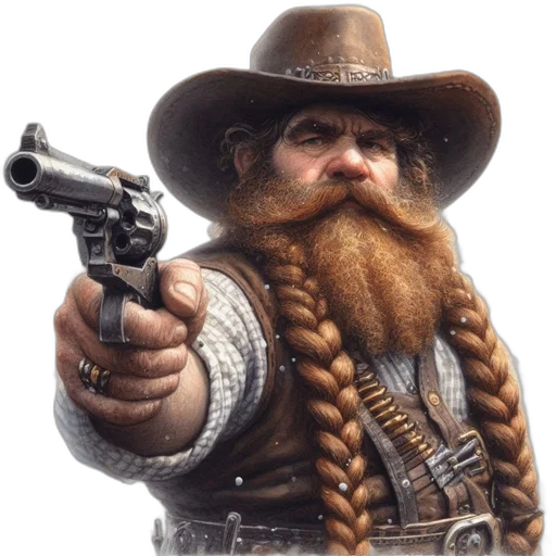 weapon, animal, hat, hair transparent PNG cut-out
