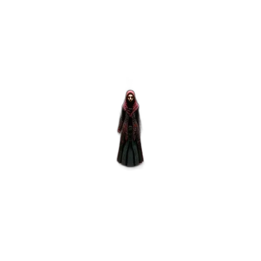 dress, creature, staff, hair transparent PNG cut-out