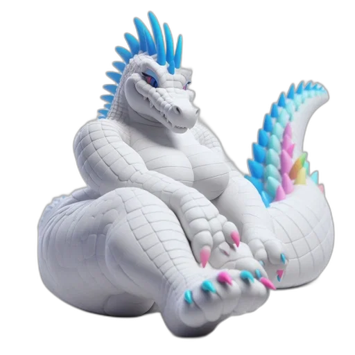 dragon, creature, animal, 3d render transparent PNG cut-out