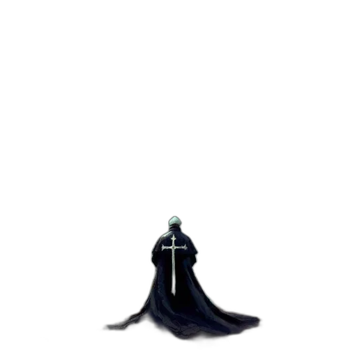 sword, staff, dress, crown transparent PNG cut-out