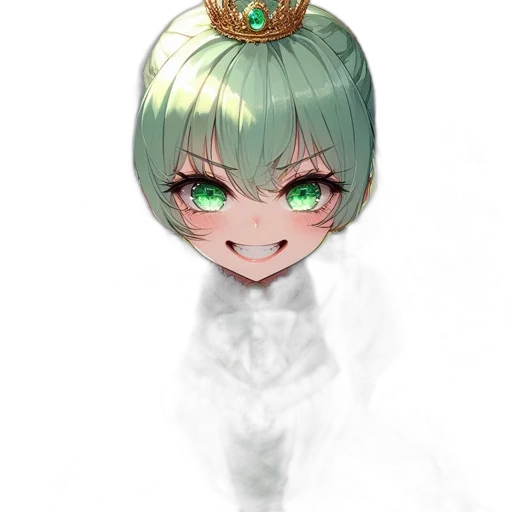 crown, staff, mask, face transparent PNG cut-out