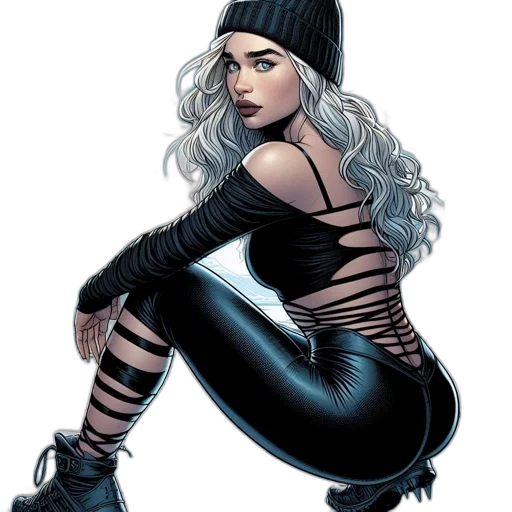 comic book art, concept art, cartoon, fantasy art transparent PNG cut-out
