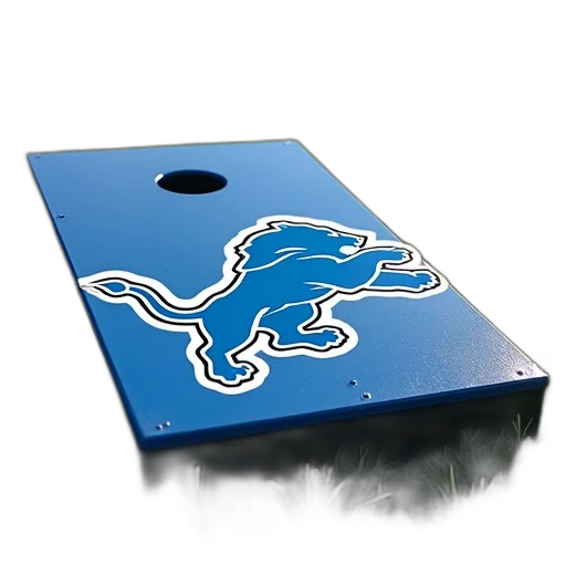 detroit, lions, victory, cornhole transparent PNG cut-out