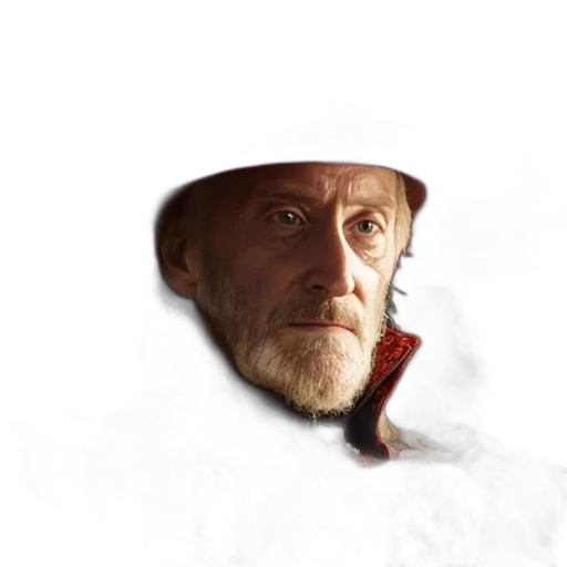 hat, face, staff, dragon transparent PNG cut-out