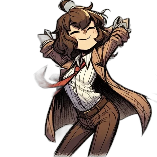 staff, jacket, weapon, cartoon transparent PNG cut-out