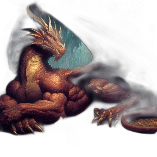 dragon, creature, animal, concept art transparent PNG cut-out