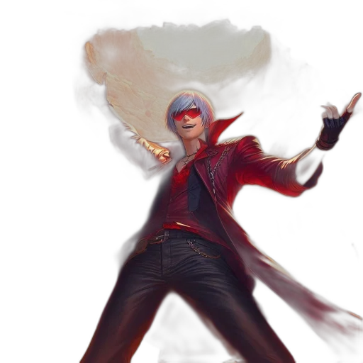 jacket, staff, weapon, concept art transparent PNG cut-out