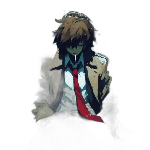 mask, jacket, staff, face transparent PNG cut-out